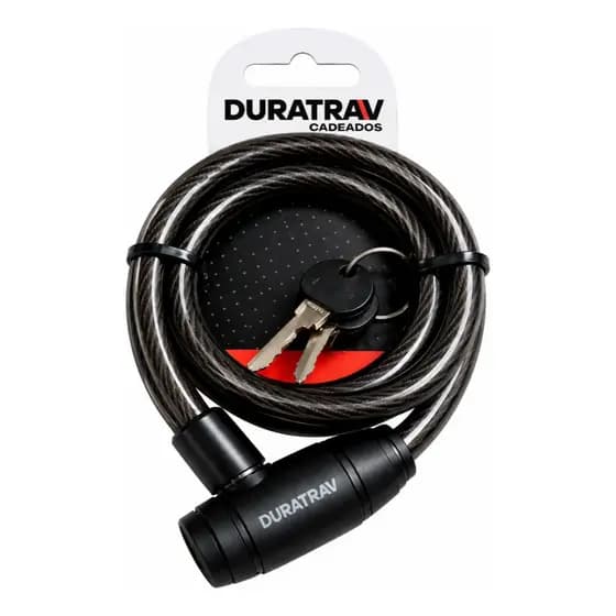Cadeado Trava Tranca Espiral Bike Moto Corrente Bicicleta Antifurto Universal Segurança