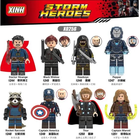 Lego Marvel Guerra Infinita X0256 Minifigures (Unidade)