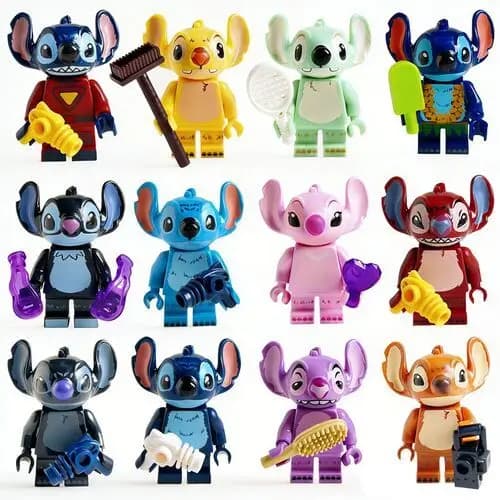 Lego Blocos de Montar Minifiguras Stitch Disney Desenho