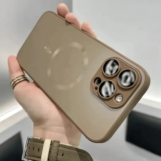 Sem Logotipo Nano Capa Magnética Fosca À Prova De Explosão Para IPhone 16 15 14 13 12 11 Pro Max PLUS Protetora De Borda