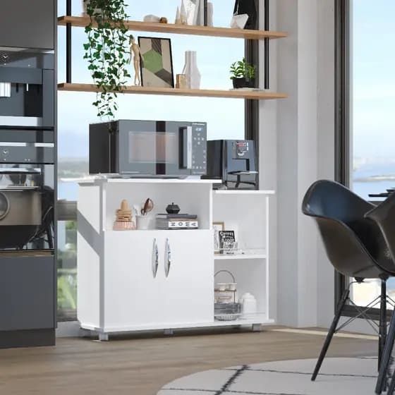 Armário Multiuso Fruteira Forno Microondas Cantinho do café