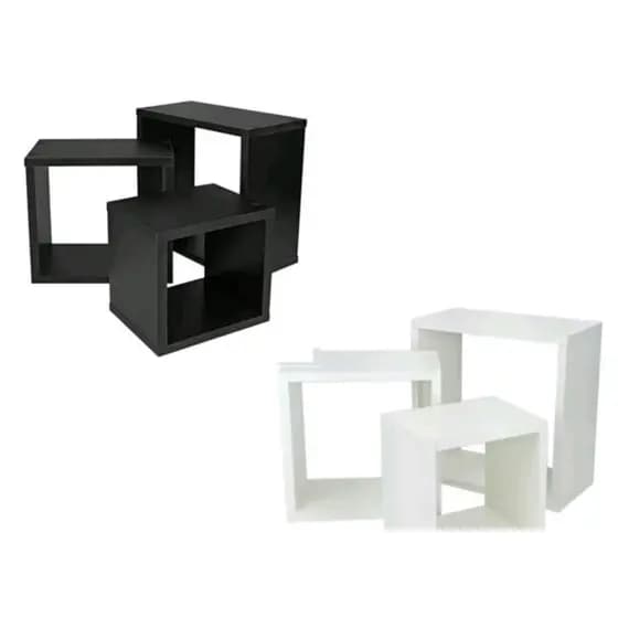 kit 3 Nicho quadrado para decoração de Sala quarto cozinha e Banheiros Mdf Nicho