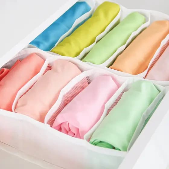 Organizador de gaveta para camiseta pano de prato pijama