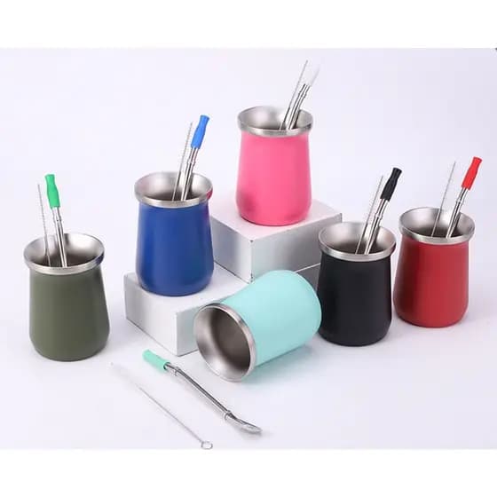 Cuia Térmica 250ml Inox Chimarrão e Terere