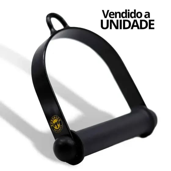 Puxador De Mão Alça Para Cross Over Pilates Remada Academia - Ferro