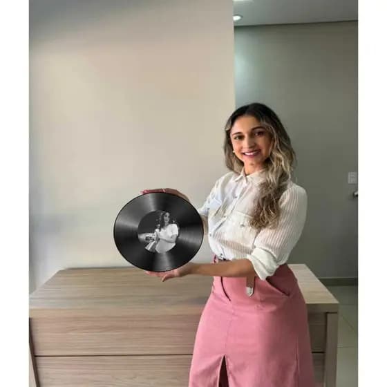 Quadro Decorativo Disco Vinil Lana Del Rey Ultraviolence