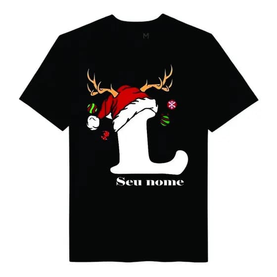 Camiseta Natal da Família Personalizada