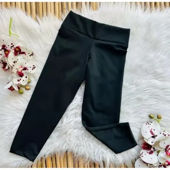 Legging infantil menina, legging preta lisa, legging básica, Leg menina, legging preta criança, legging.