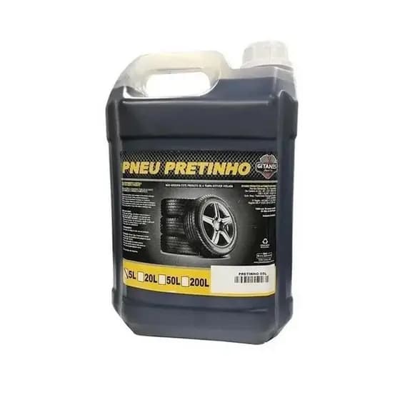 Pneu Pretinho Limpa Pneu Concentrado 5 Litros Gitanes