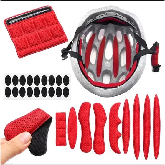 Espuma Forro Para Capacete Bike Almofada Tamanho Universal