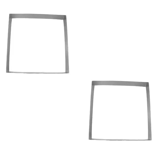 Aro Quadrado 30x30x4 - 2 Unidades