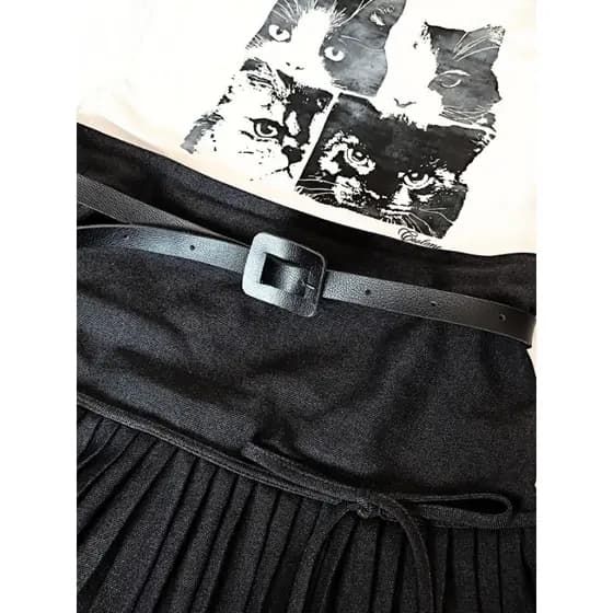 Kit 2/3/4/5 pçs Cinto Feminino Básico Casual Courino Sintético Acessório Feminino Tendência Despojado Cores Neutras