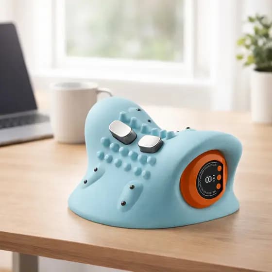 Massageador Cervical 4/1 Alivia Pescoço Tensão Dores Pazie Massageador Elétrico Alta Frequência Profissional Muscular