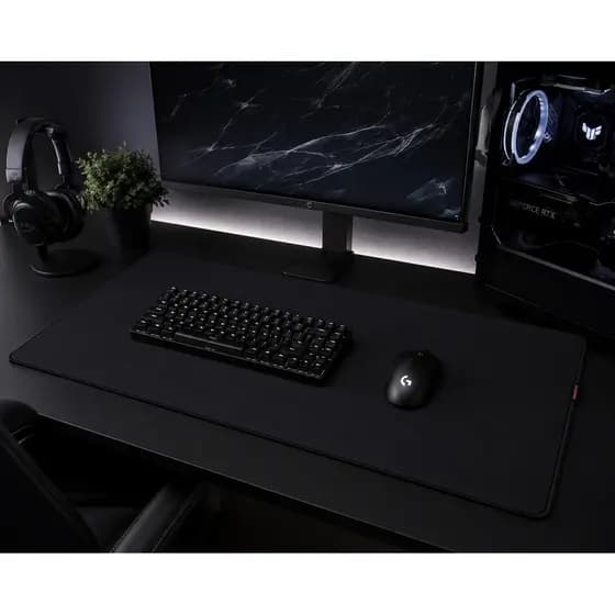 Mouse Pad Preto Grande especail 800 × 400 × 3mm