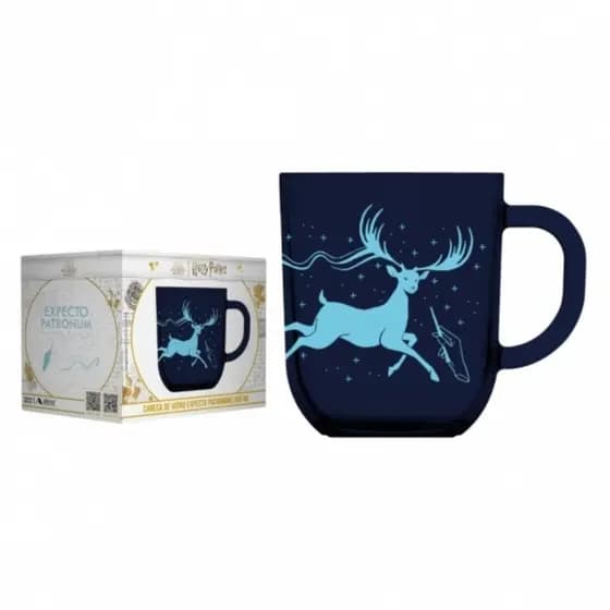 Presente Harry Potter Caneca de Vidro Magica Expecto Patronum