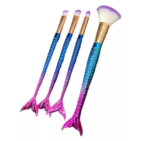Kit 06 Pacotes De Pincel Sereia