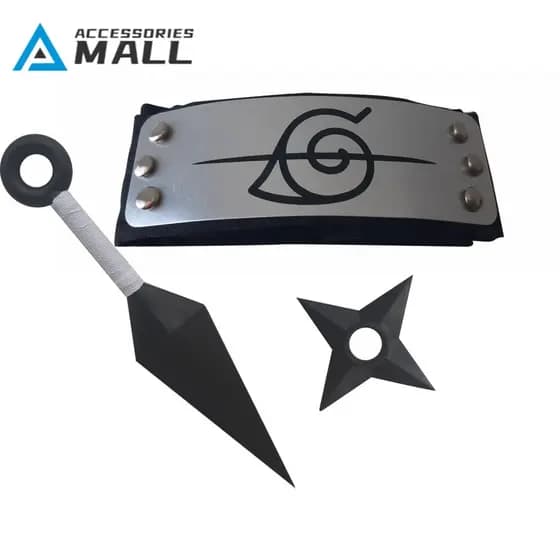 kids toys Bandana Naruto Kunai Shuriken Itachi Renegado Akatsuki Naruto Vila da Folha Konoha Brinquedos para crianças Atacado de brinquedos
