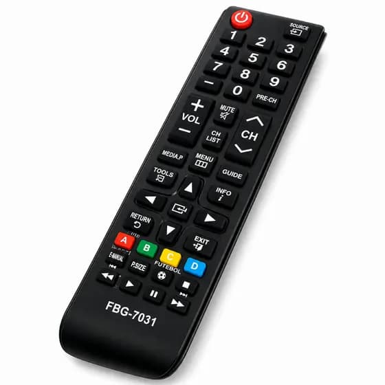 Controle Compatível Com diversos modelos Tv Samsung, Universal, botão Futebol
