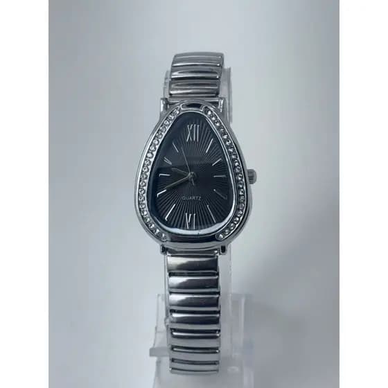Relógio Feminino Gota Vintage Aço Inox Pulseira Ajustável