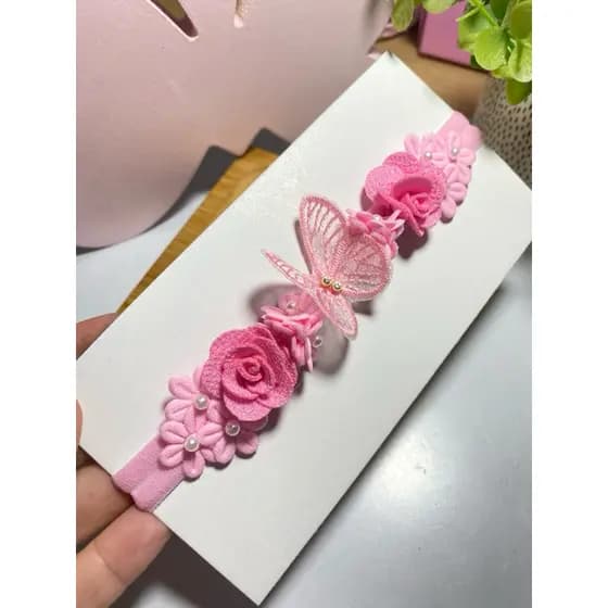 faixinha de bebê RN/ saída maternidade/ laço de bebê/ faixinha de luxo/ maternidade/ jardim encantado