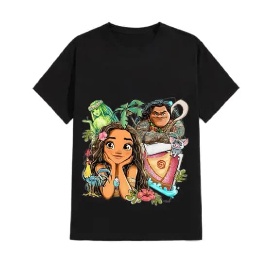 💥 Camiseta Algodao 100% Premium com Estampas Incríveis | Princesas Disney, Moana e Bob Esponja