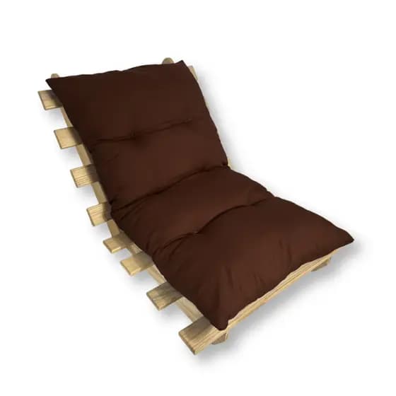 Colchonete Futon 120x60cm Dobrável Enrolável Multiuso Macio