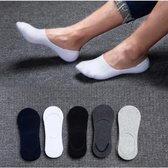 Kit Pares de MEIA SAPATILHA INVISÍVEL com Silicone Masculino e Feminino