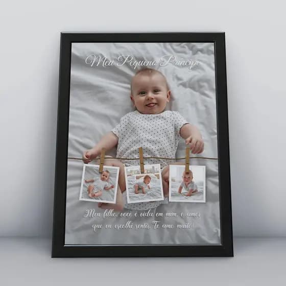 Quadro decorativo personalizado, tema: Bebê