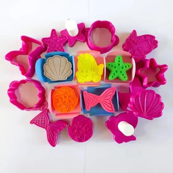Modelador Ejetor PEQUENA SEREIA, Delicado para Brigadeiro, Doce, Massa e Biscoito