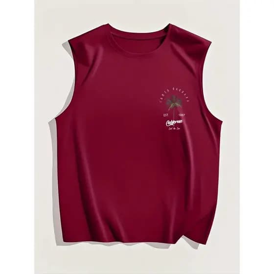 Regata Machão California Camisa Cavada Algodão Masculina Casual Treino Esporte Casual