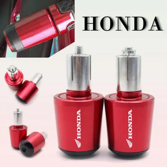 Barra De Punho universal Da Motocicleta Punhos Do Guidão Anti-Vibração Plugue Silder Para Honda