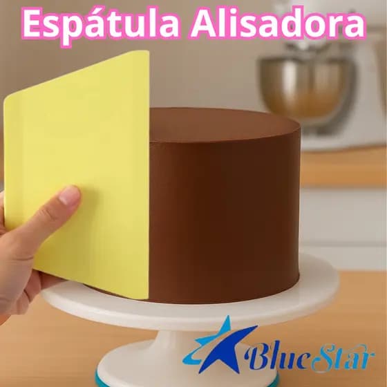 Espatula Allisadora de Bolo Raspadora para Bolos Blue Star Linha Confeitaria N 1