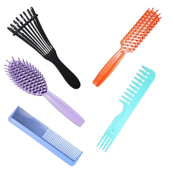 Kits Escovas Pentes Jacaré Penteado Blindado Noemi Redondo Cabo Mata Marido Escova Polvo Cabelo Liso Cacheado Ondulado