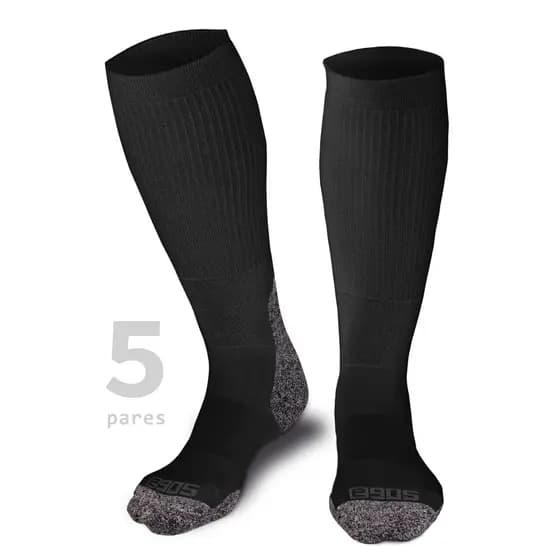 Kit 5 Meia Tática Reforçada E905 GO DRY para Coturno ou Bota