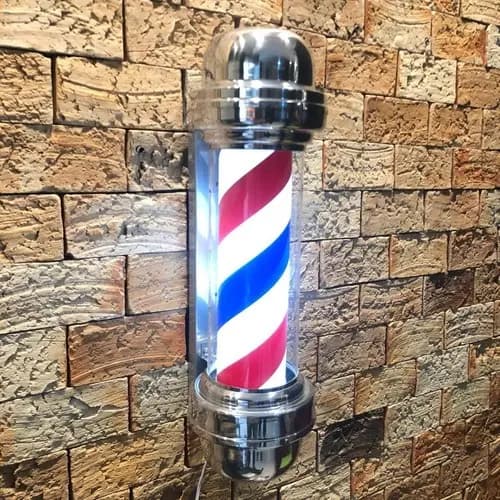 Barber Pole Poste De Barbeiro 65cm Sem Globo Megan