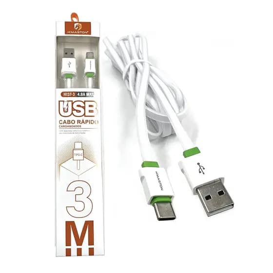 Cabo Carrecador Turbo Tipo C Para Samsung A20 A30 A30S A50 A70 A80