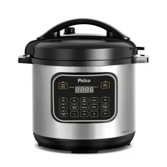 Panela de Pressão Elétrica Philco PPP80 8L Antiaderente 1200W Multifuncional
