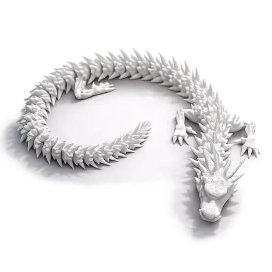 Dragão Articulado 3D Flexível 40cm Fidget Toy Anti Stress Sensorial Relaxante Decorativo Gamer
