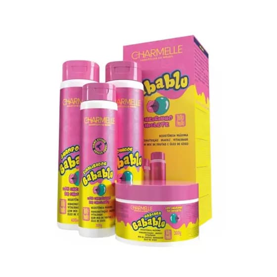 Kit Capilar Babablu Com 4 Itens