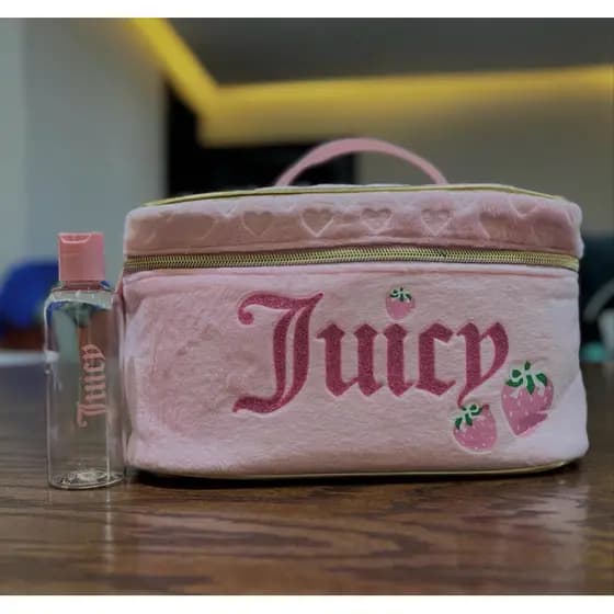 Necessaire Feminina Grande Juicy Couture / Porta Maquiagem / Necessaire Cosméticos
