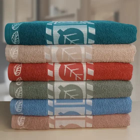 Toalhas Banho Kit 6pçs Talismã Gigante 70x150cm Direto do Atacado Preço de Fábrica Revenda