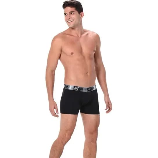Kit De Cueca Keeper Com 2 Peças Microfibra + 3 Pares De Meia