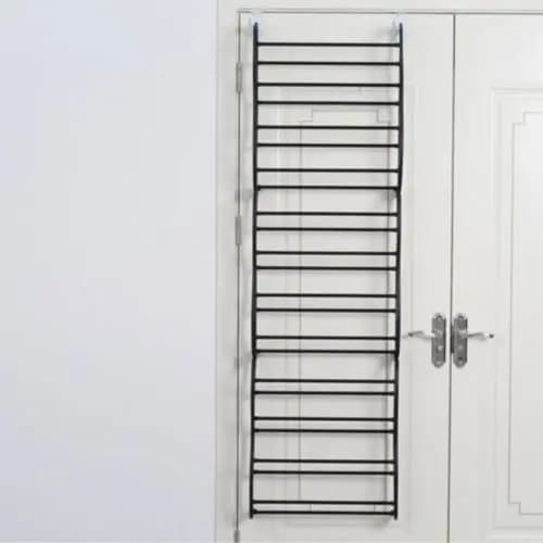 Sapateira Vertical Sapatos Organizador Porta Parede Capacidade 36 Pares Preto