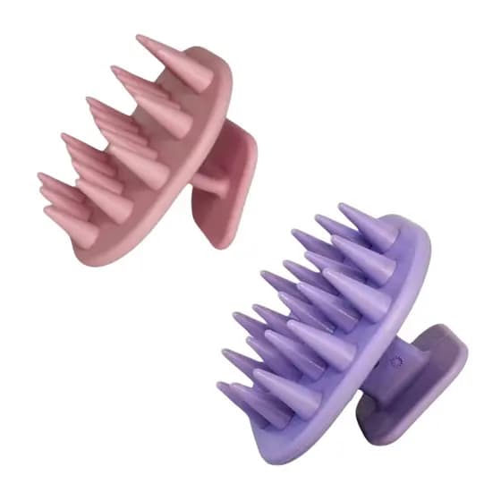 kit Escovas Massageadora de Silicone para Cabelos (escolha quantidade)