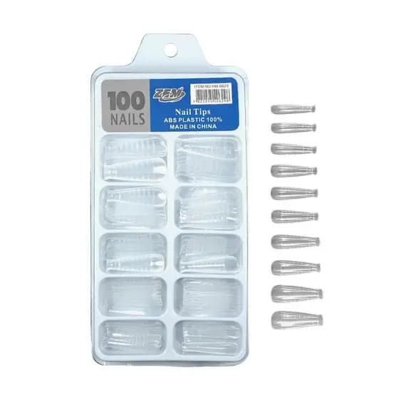 Molde F1 Bailarina Zem Transparente para Unha Decoradas em Poly Gel Nails Art Manicure