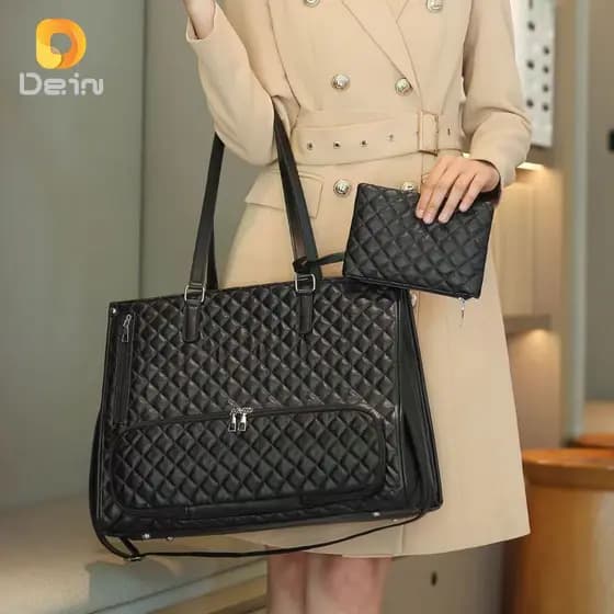 Bolsa Feminina Térmica 2 em 1 para Laptop 15.6'' e Marmita Grande Capacidade