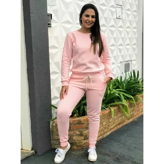 Conjunto moletom feminino| Conjunto feminino inverno| Conjunto de frio feminino| Moletom feminino| Conjunto confortável