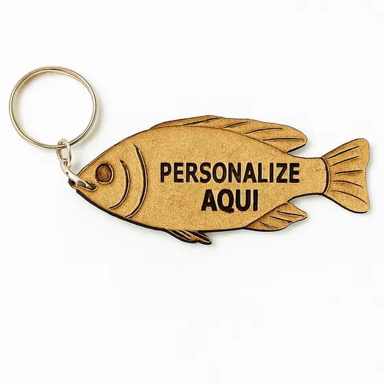 kit Chaveiro Peixe Personalizado Lembrancinha Mdf Eventos