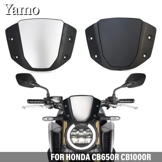 Para Honda CB650R 2019-2023 CB1000R 2018-2020 Motocicleta Pára-Brisas Tela Frontal Defletor De Vento Acessórios