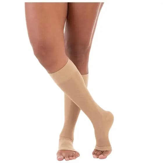 Meia 3/4 de Compressao Elastica Legline 20-30 aberta Venosan